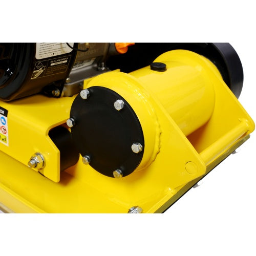 5500VPM MAX Gas Vibration Compaction Force 20 X 14 Inch Plate Compactor W Built In Wheel EPA Compliant