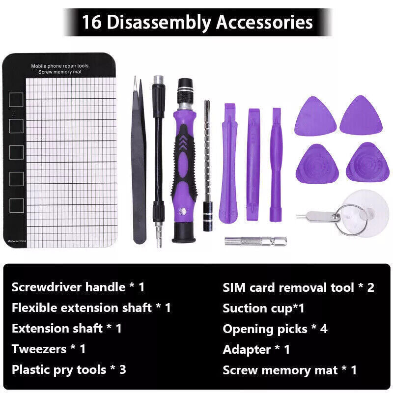 170 In 1 Precision Screwdriver Set Repair Tool Kit For Laptop Computer PC Phone