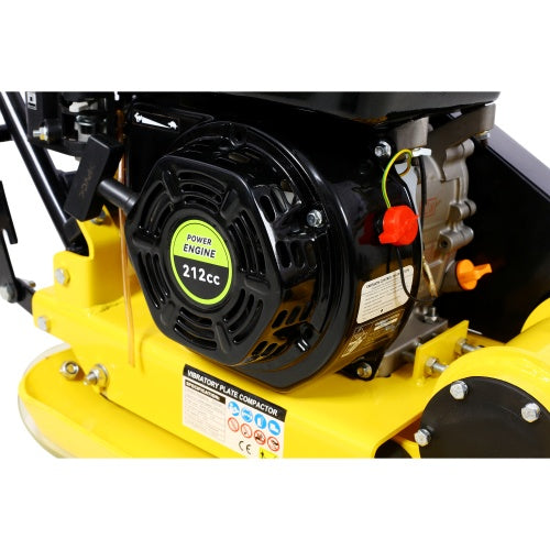 5500VPM MAX Gas Vibration Compaction Force 20 X 14 Inch Plate Compactor W Built In Wheel EPA Compliant